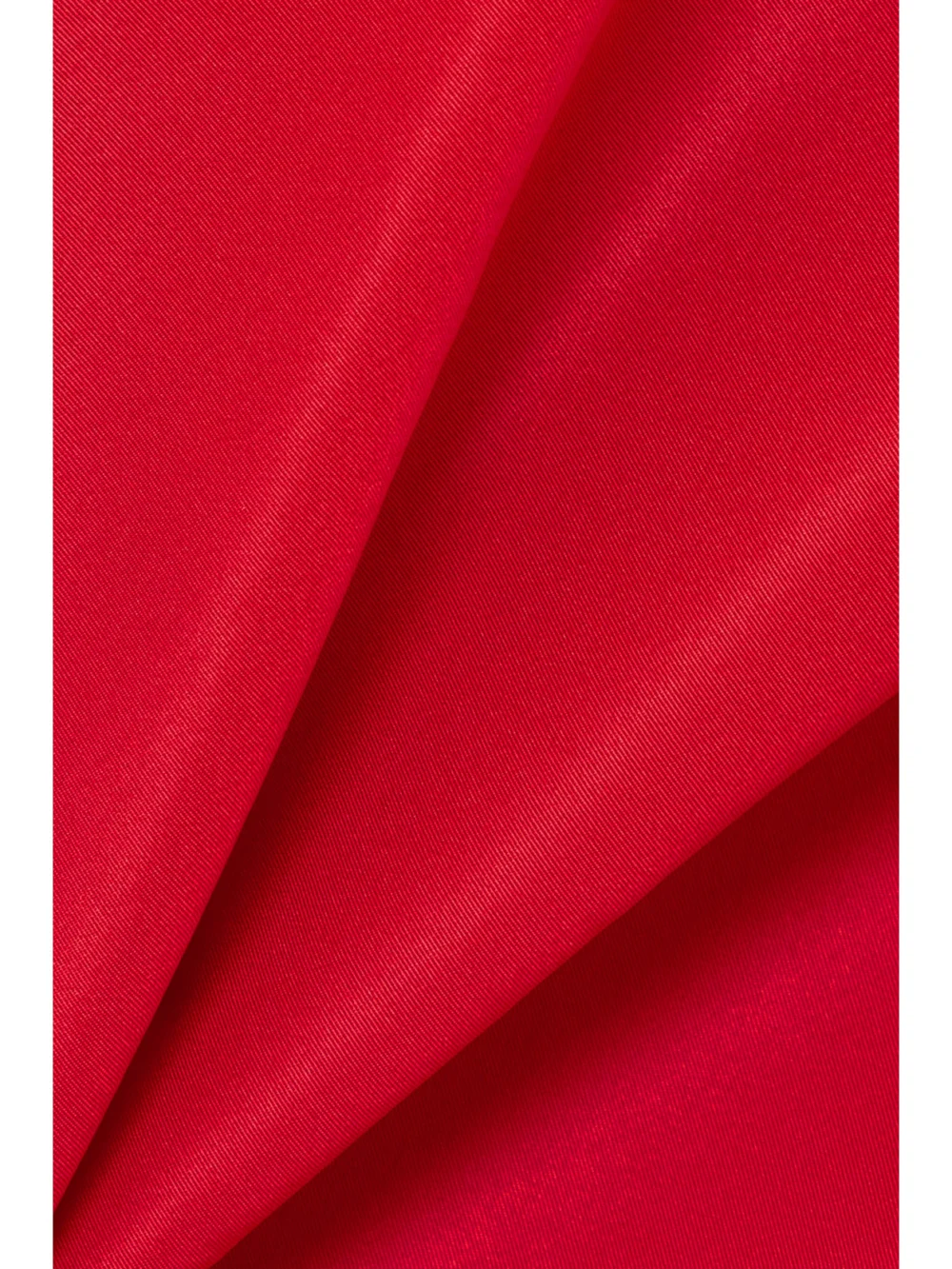 Close-up detail of the Valentino Garavani Off-the-shoulder Silk-faille Mini Dress