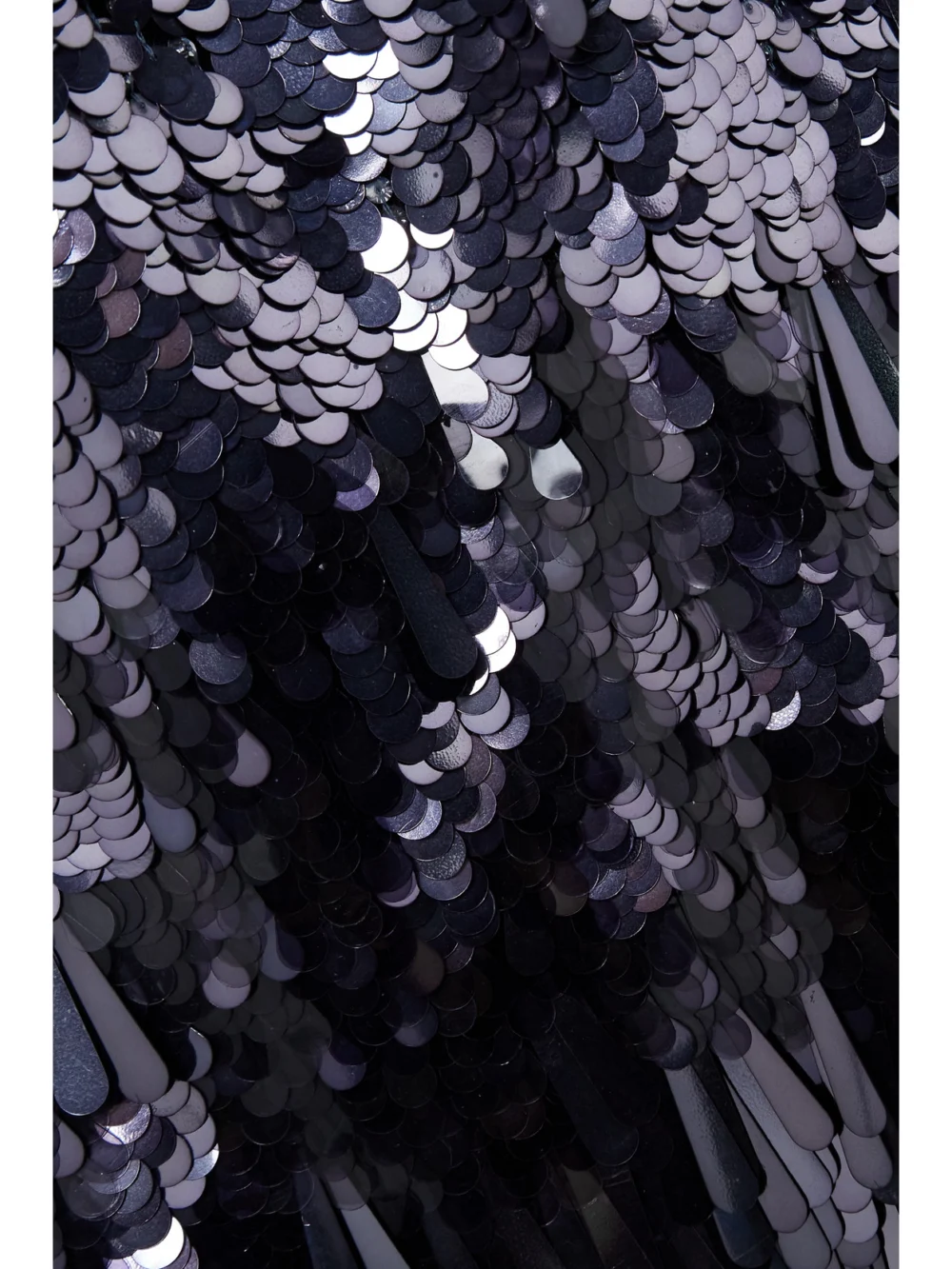 Close-up detail of the Valentino Garavani Paillette-embellished Mesh Maxi Skirt