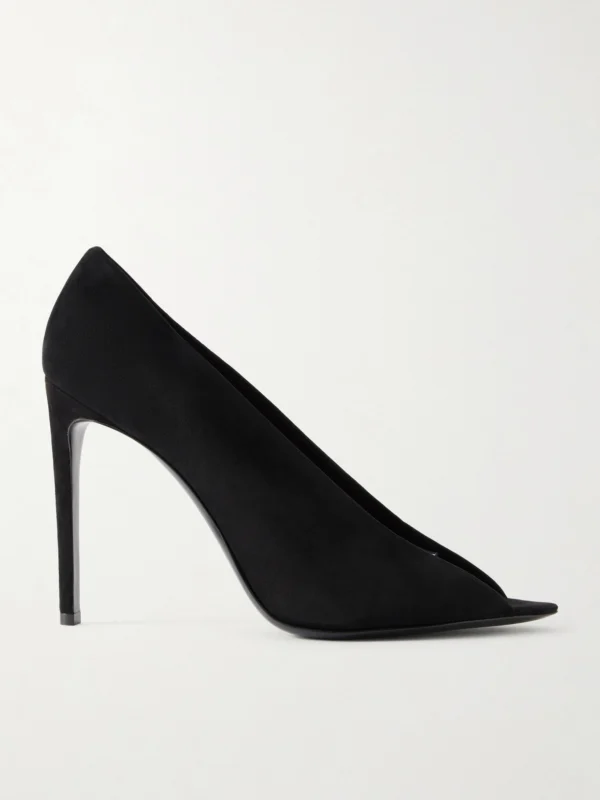 Valentino Garavani Révélé Pvc-trimmed Suede Sandals