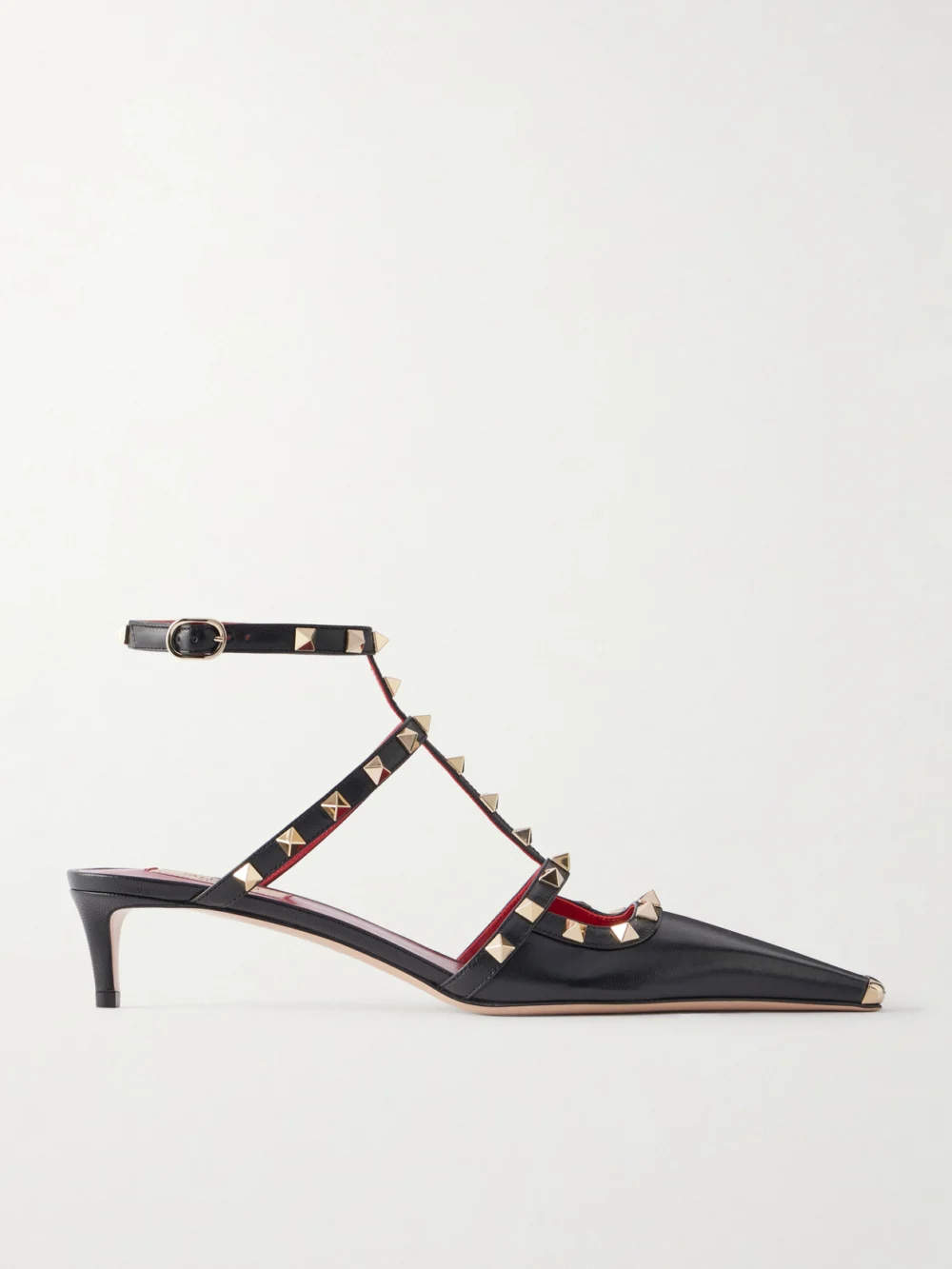 Valentino Garavani Rockstud 40 Leather Sandals in black