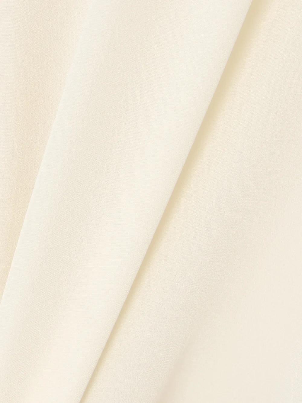 Close-up detail of the Valentino Garavani Ruffled Silk Crepe De Chine Shirt