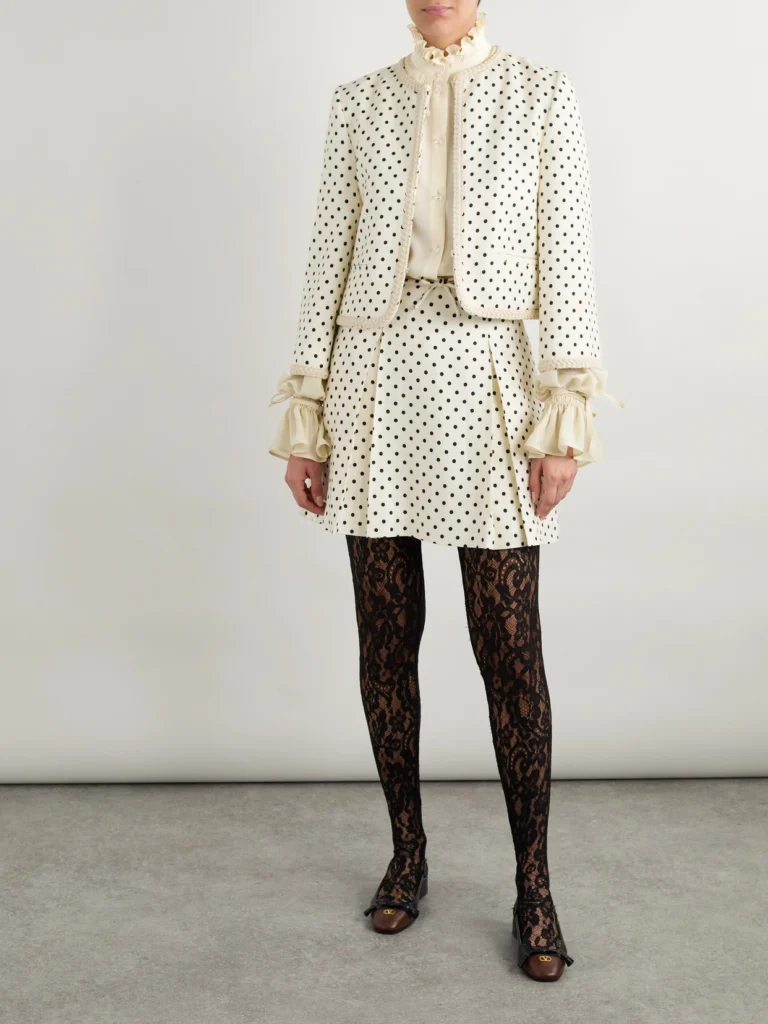 Valentino Garavani Ruffled Silk Crepe De Chine Shirt