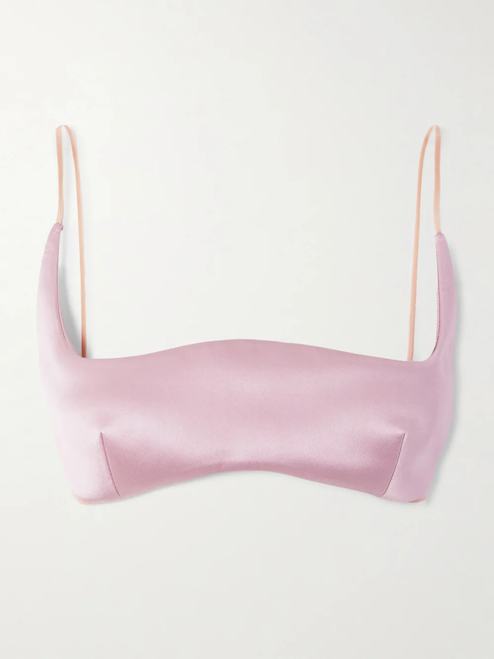 Valentino Garavani Silk-satin Bralette in pink