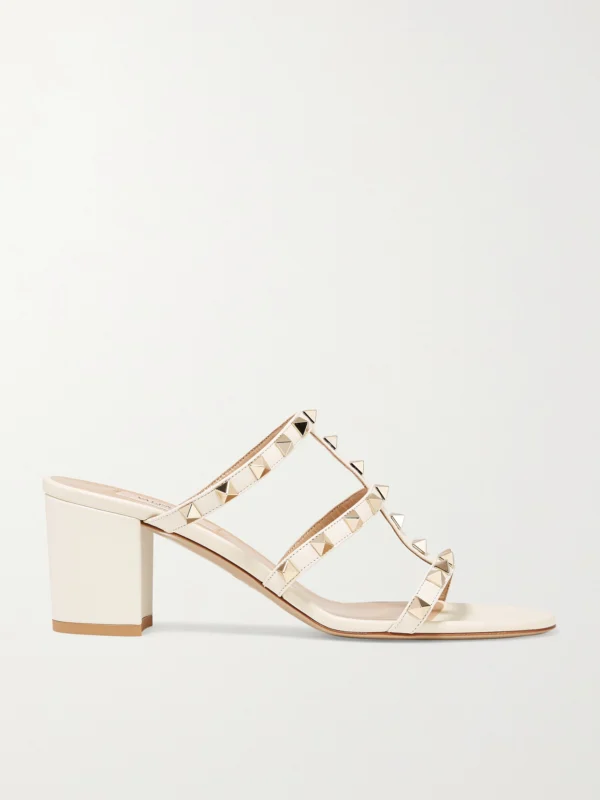 Valentino Garavani The Rockstud 60 Leather Mules
