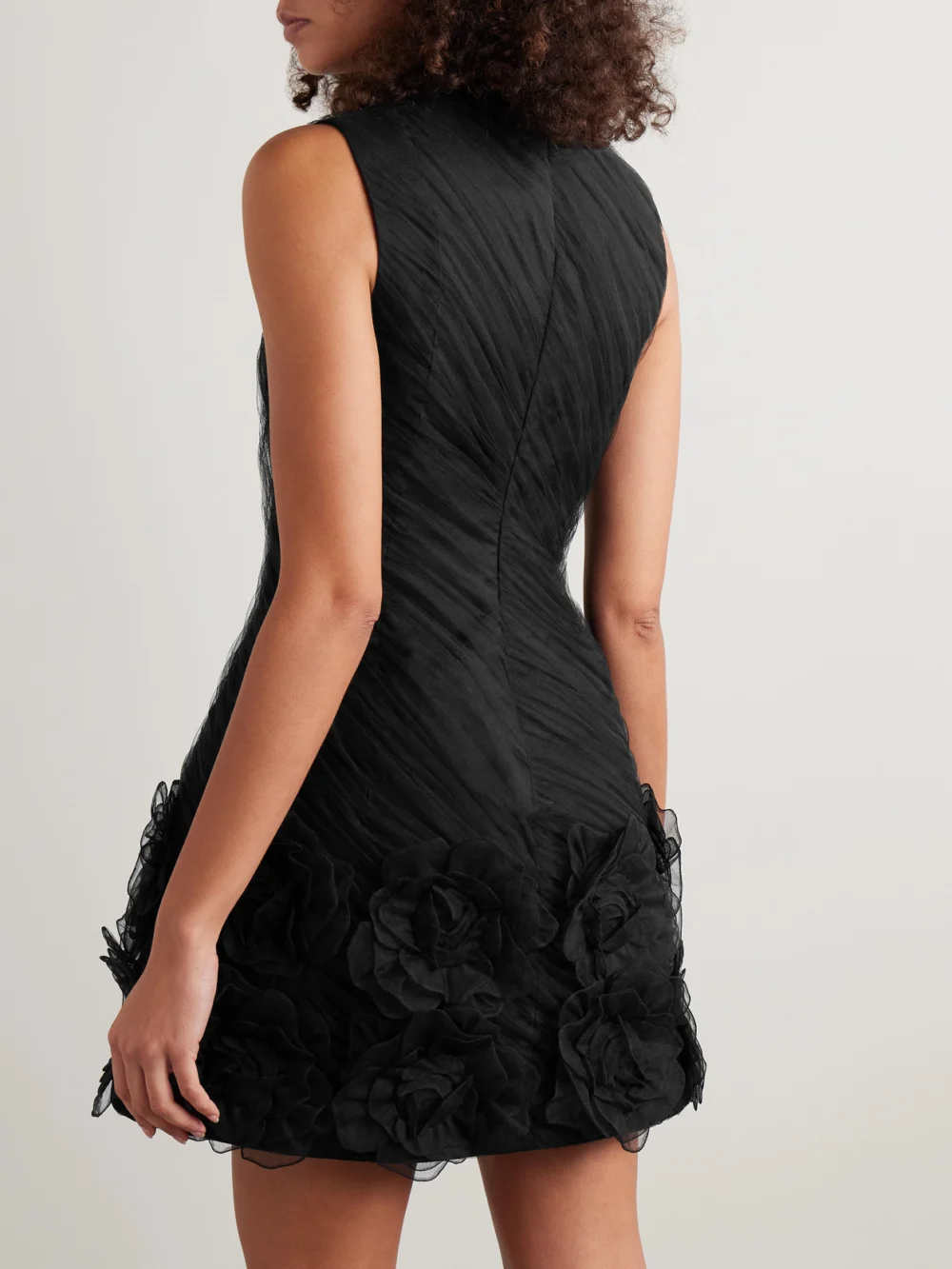 Back view of the Valentino Garavani Tulle Mini Dress