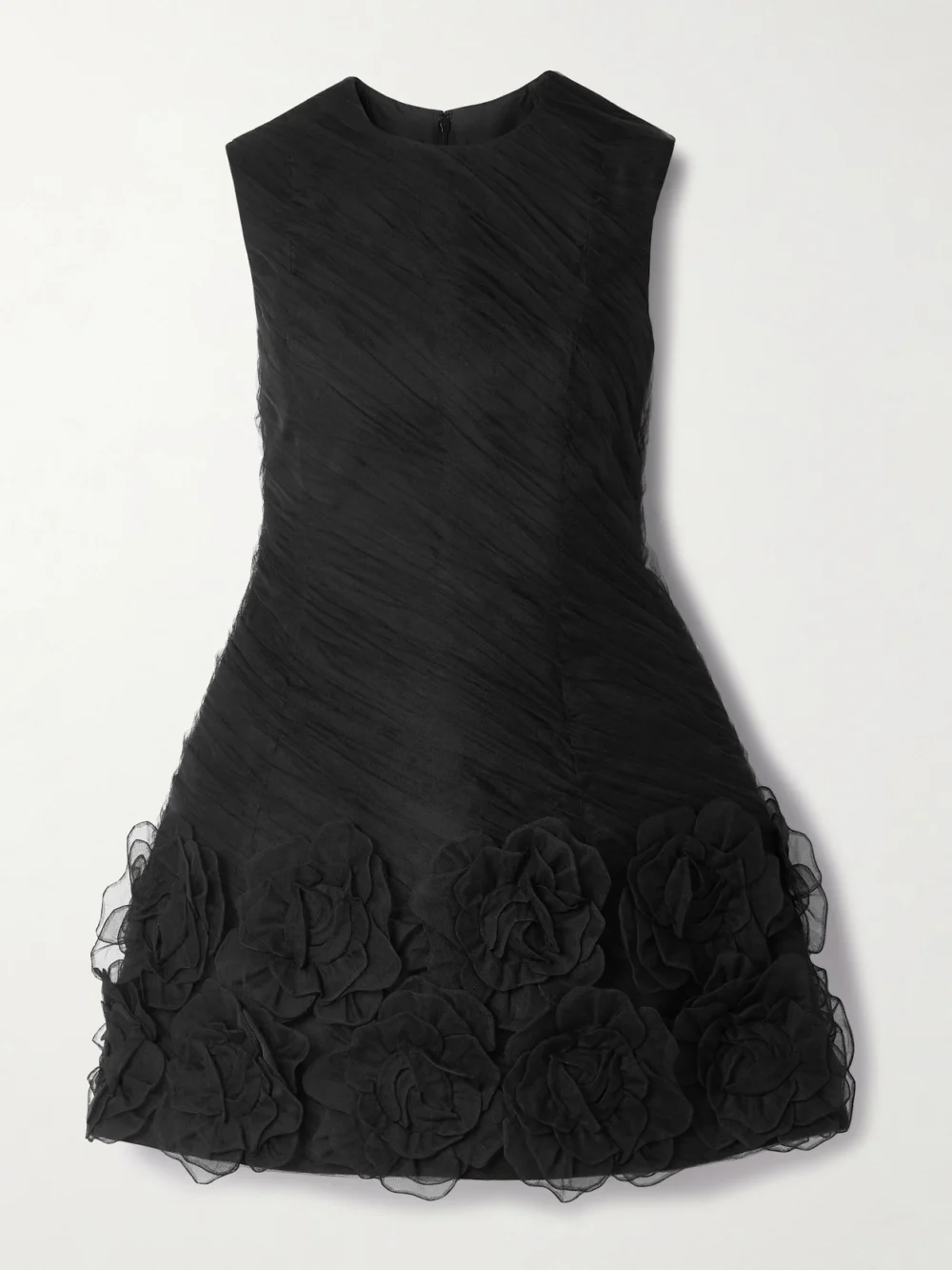 Valentino Garavani Tulle Mini Dress in black