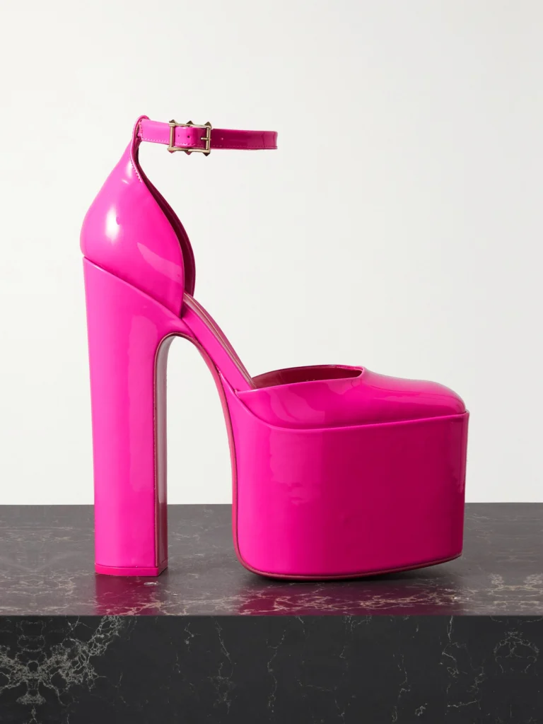 Valentino Garavani Valentino Garavani Discobox 180 Patent-leather Platform Pumps