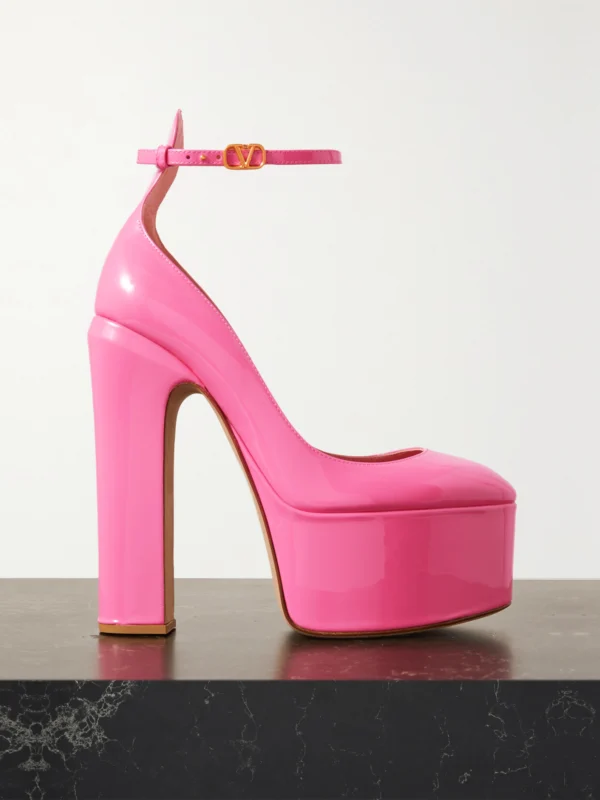 Valentino Garavani Valentino Garavani Tan-go 155 Patent-leather Platform Pumps