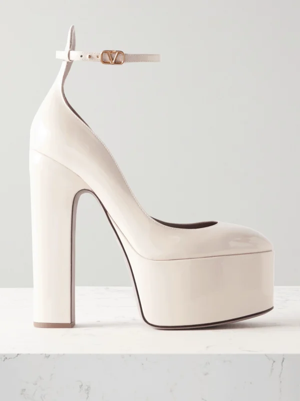 Valentino Garavani Valentino Garavani Tan-go 155 Patent-leather Platform Pumps