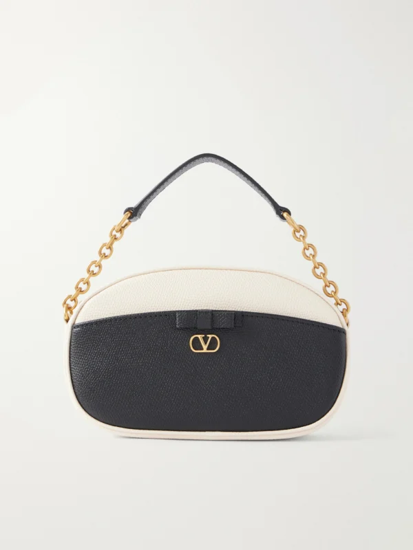 Valentino Garavani Veecolor Mini Textured-leather Shoulder Bag