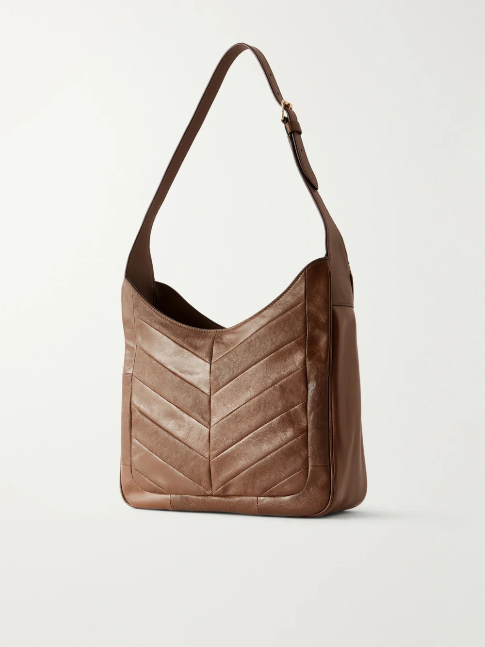 Back view of the Valentino Garavani Vlogo-embellished Patchwork Leather Shoulder Bag