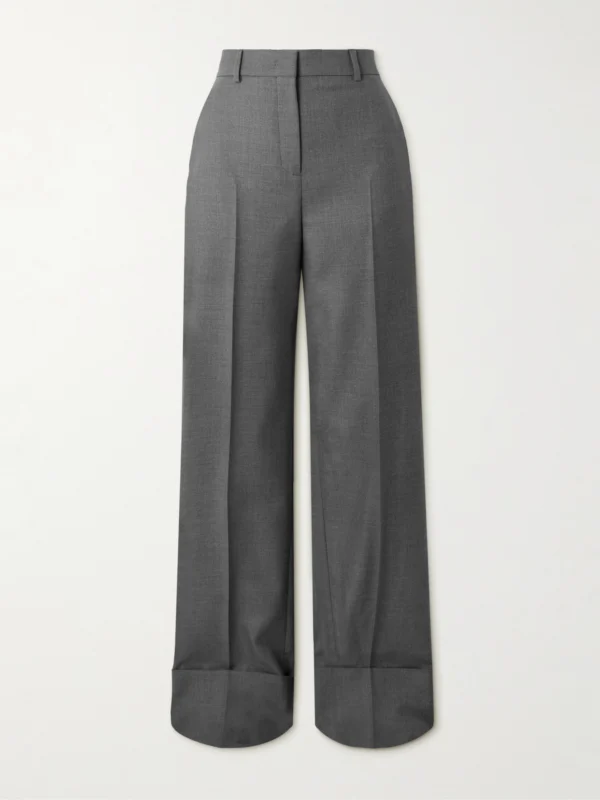 Valentino Garavani Wool-twill Straight-leg Pants