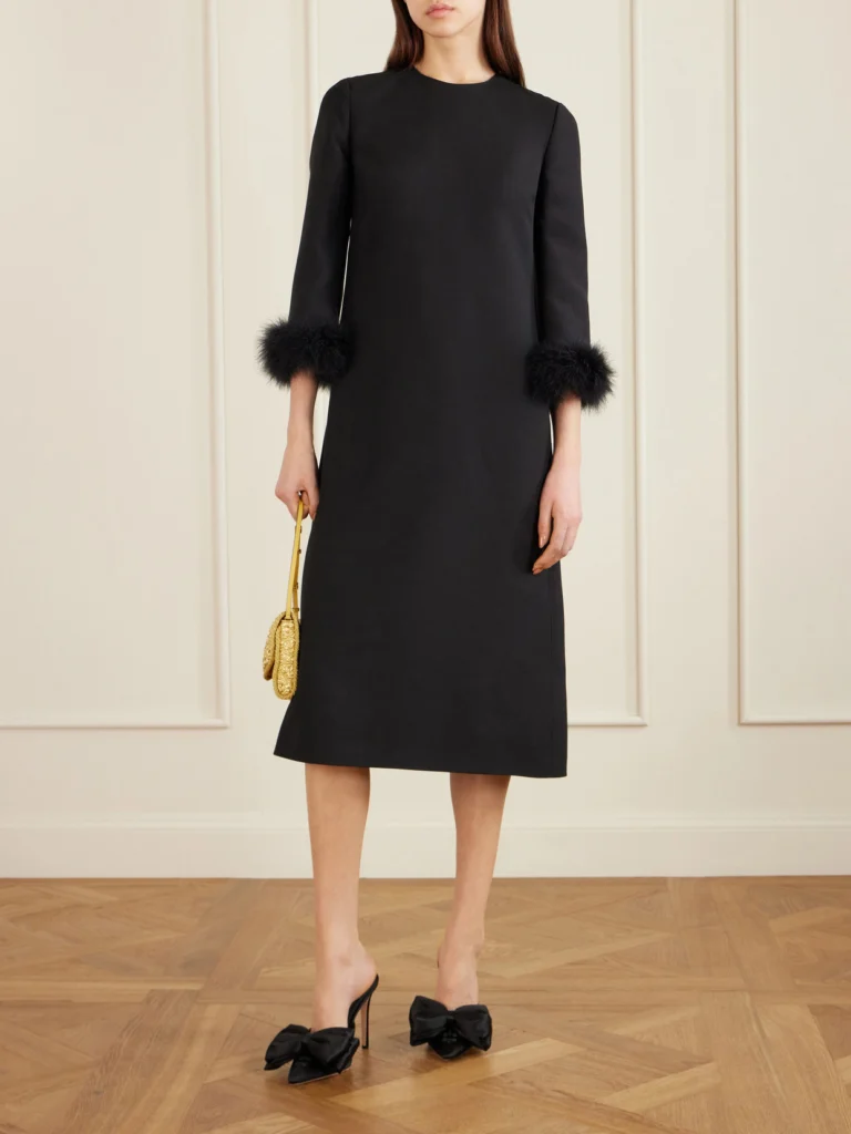 Valentino Garavani Yolande 105 Bow-embellished Satin Mules