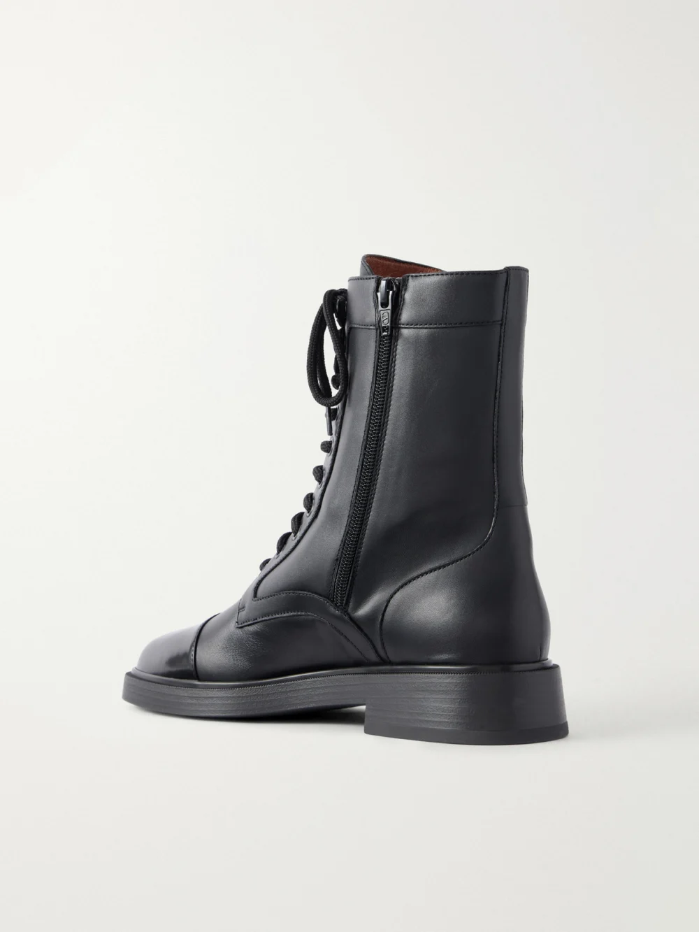 Back view of the Valentino Garavani Zimmy 20 Leather Ankle Boots