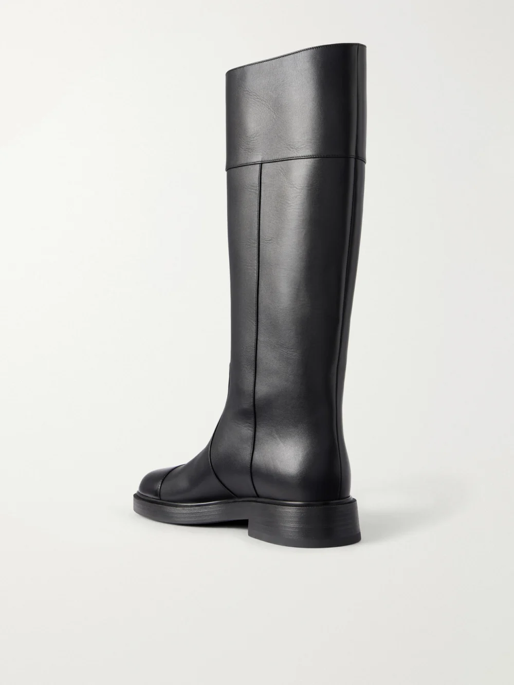 Back view of the Valentino Garavani Zimmy 35 Leather Knee Boots