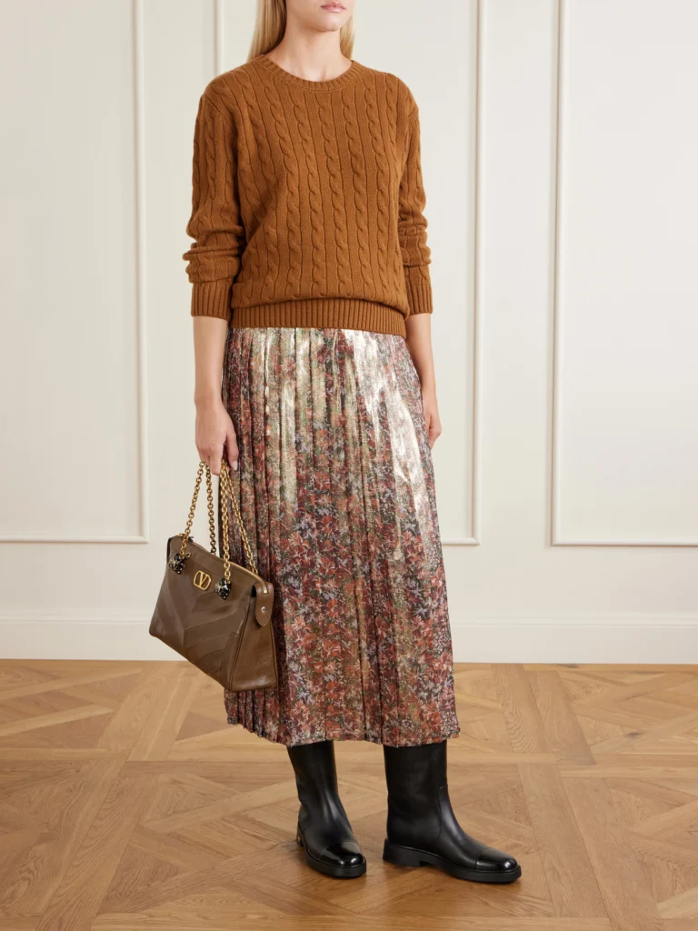 Valentino Garavani Zimmy 35 Leather Knee Boots