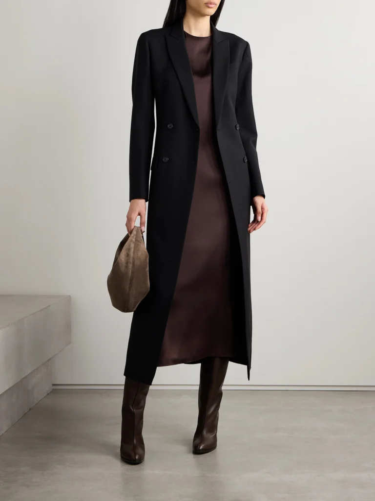 Veronica de Piante Alessia Washed Silk Midi Dress