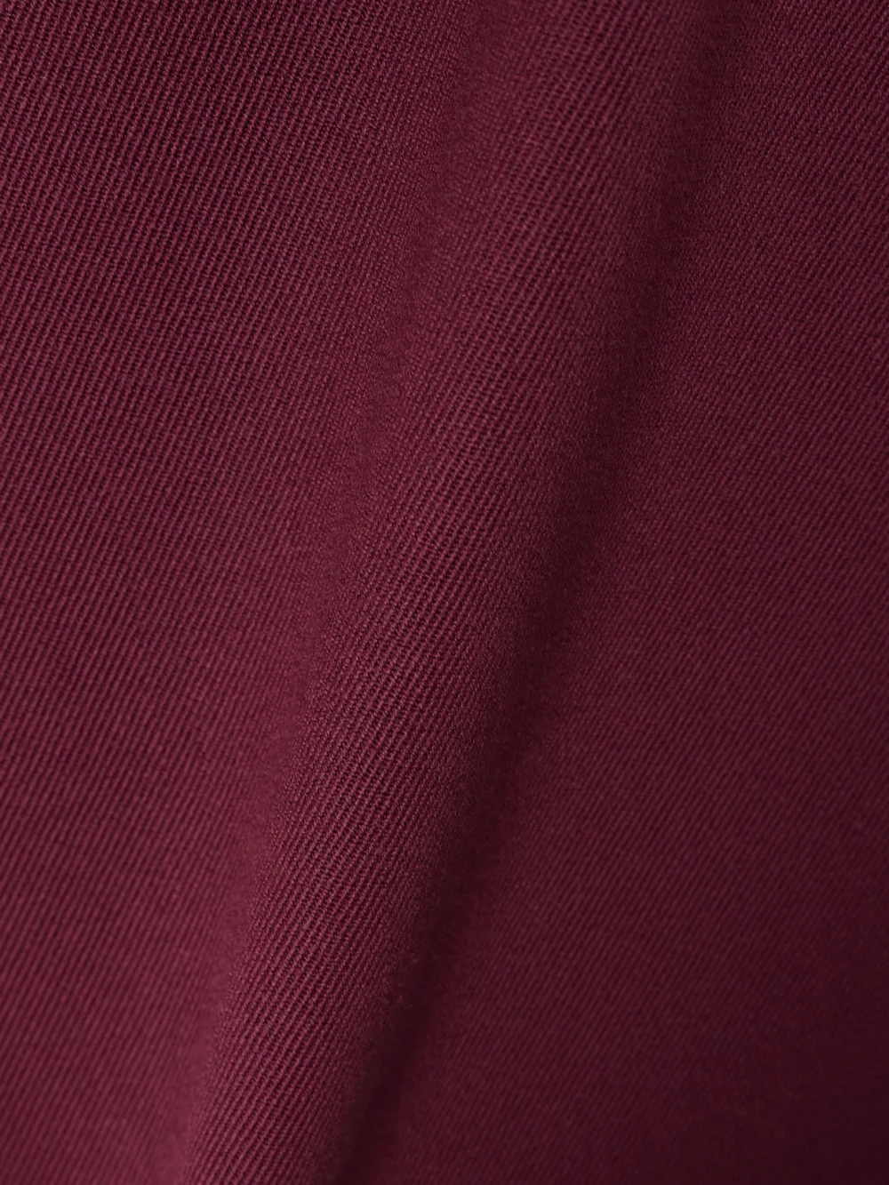 Close-up detail of the Veronica de Piante Cecily Wool-twill Mini Skirt