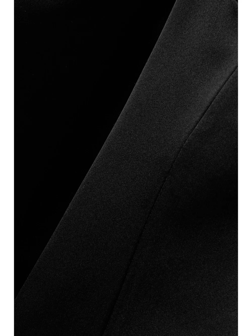 Close-up detail of the Veronica de Piante Grace Duchesse Silk-satin Midi Dress