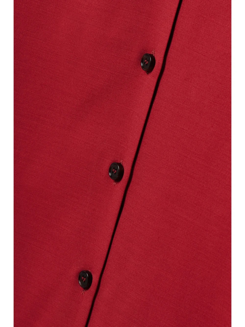 Close-up detail of the Veronica de Piante Wool and Silk-blend Shirt