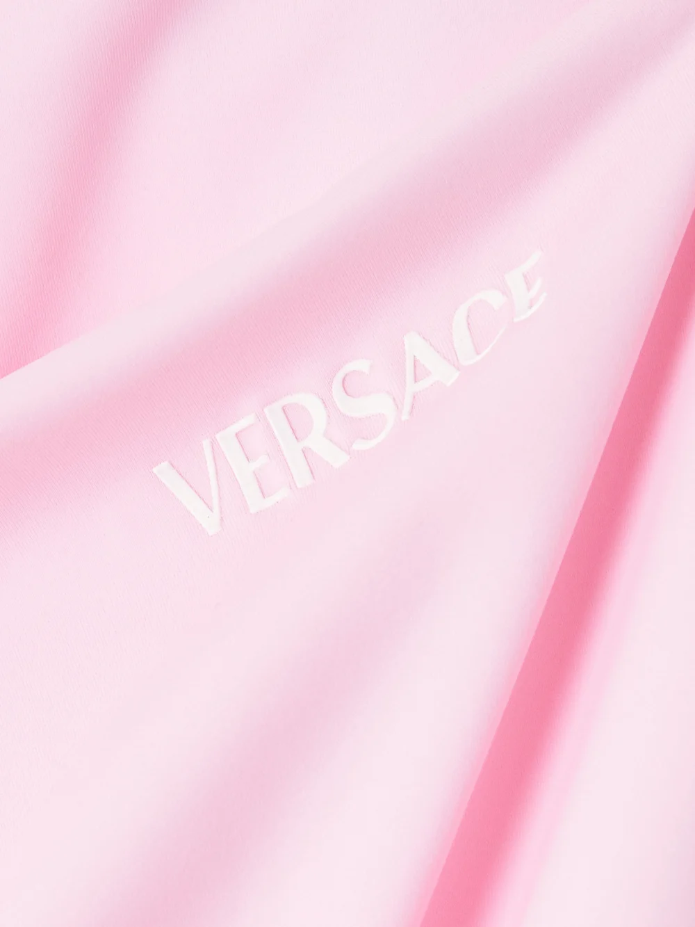 Close-up detail of the Versace Appliquéd Swimsuit