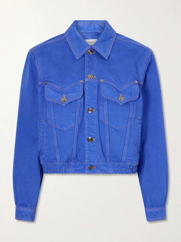 Versace Cotton Trucker Jacket