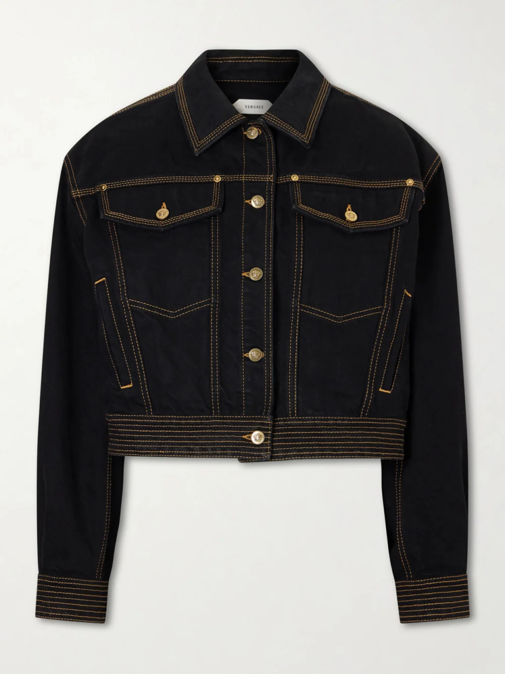 Versace Denim Jacket in black