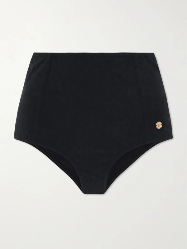 Versace Embellished Jacquard Bikini Briefs