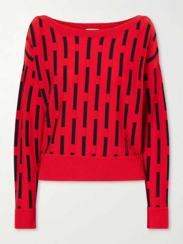 Versace Gianni Knitted Wool Sweater