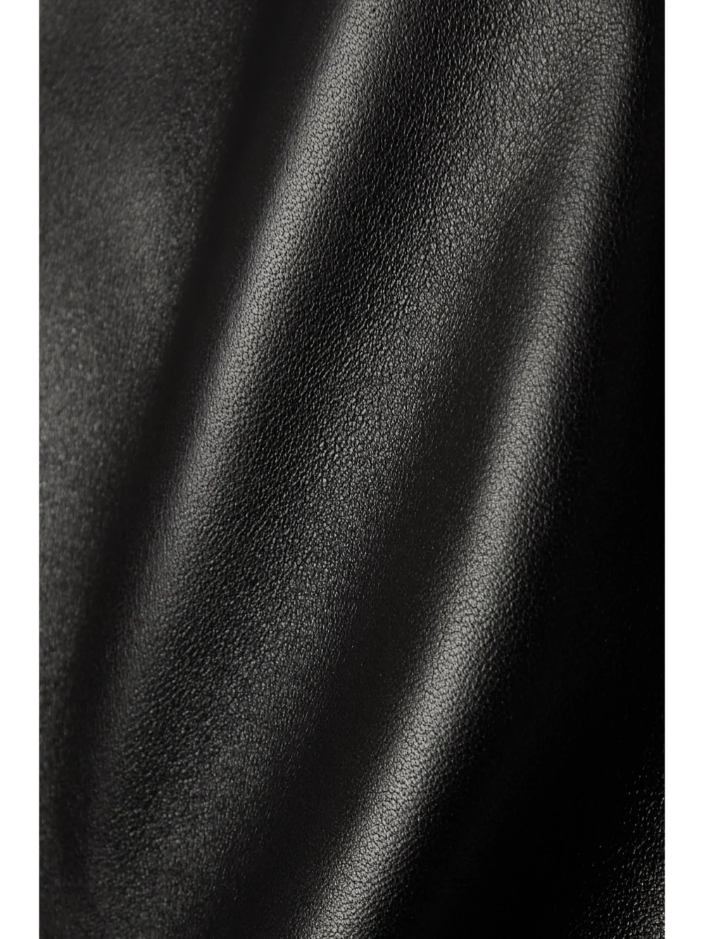 Close-up detail of the Versace Icons Leather Blazer