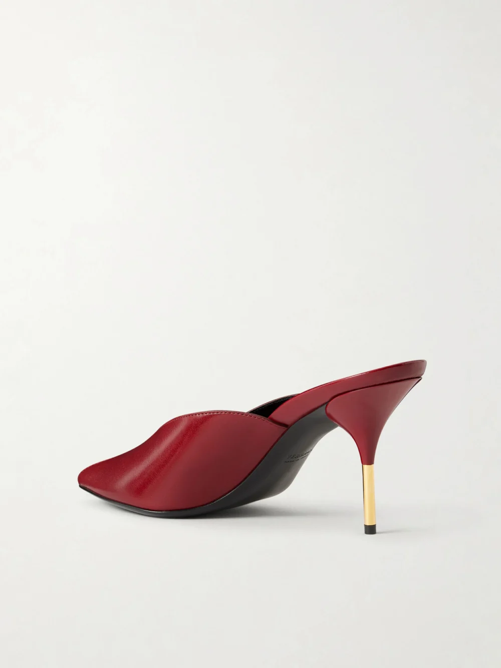 Back view of the Versace Nyx 80 Leather Mules