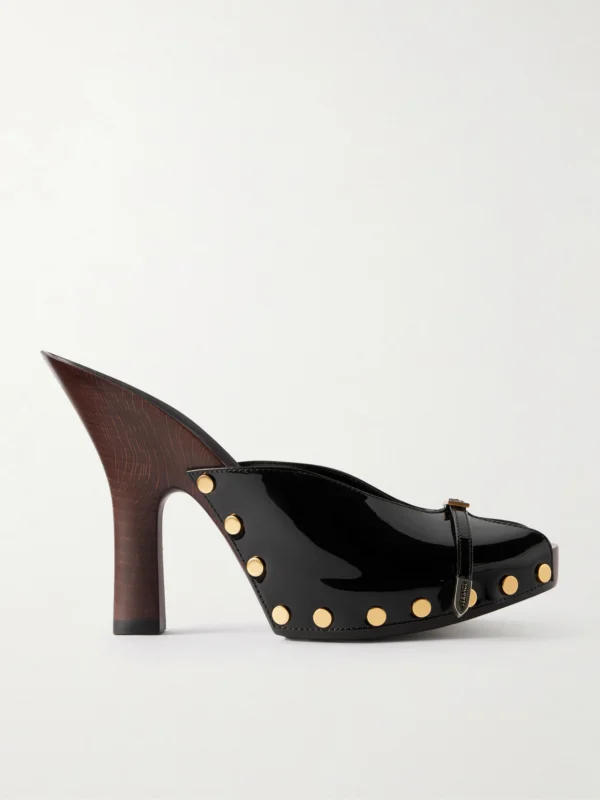 Versace Sassi 105 Patent-leather Clogs