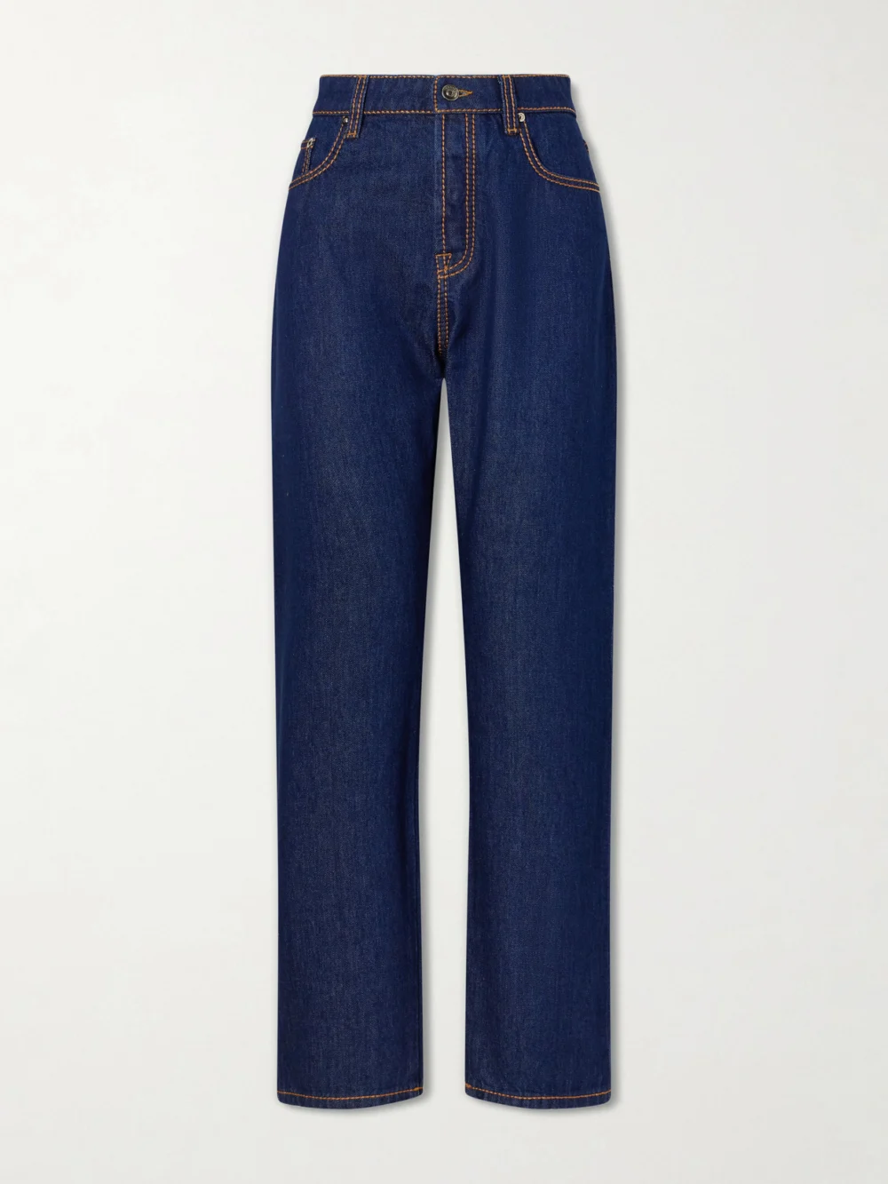 Versace Straight-leg Jeans in dark denim
