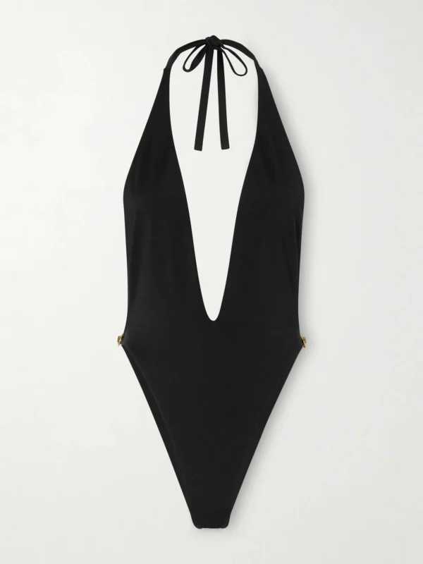 Versace Vita Logo-embellished Swimsuit
