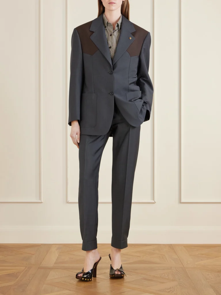 Versace Wool and Mohair-blend Blazer