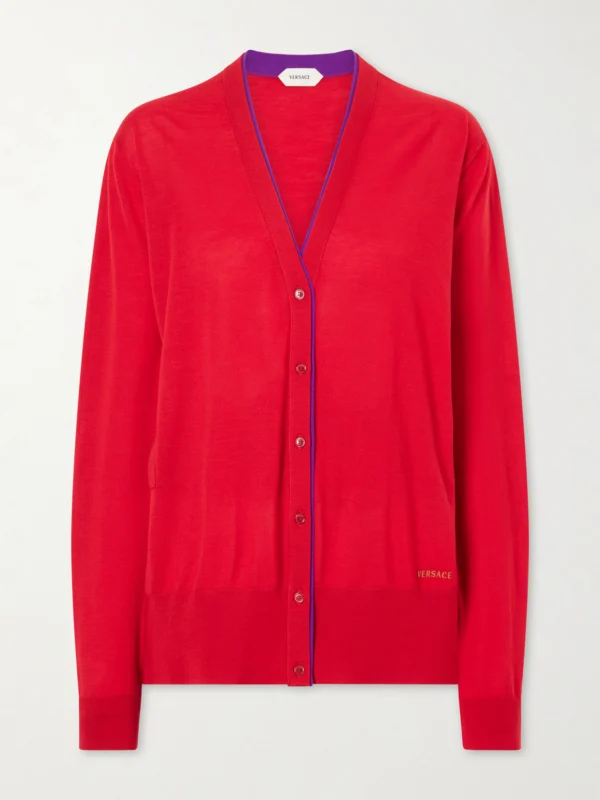 Versace Wool-blend Cardigan