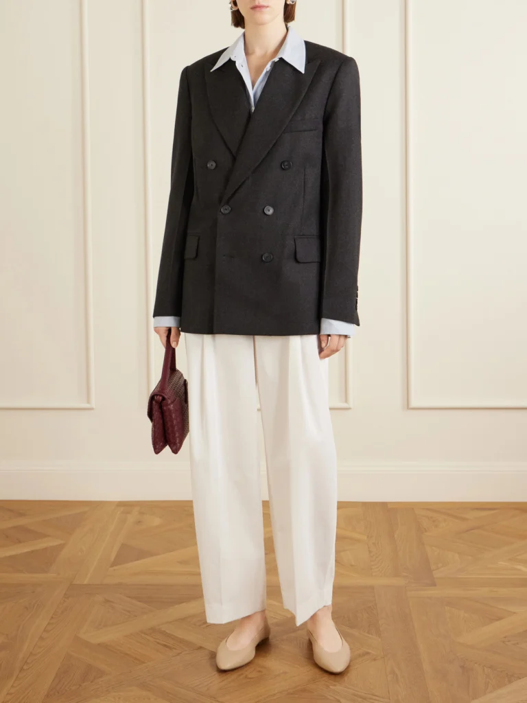 Victoria Beckham Beatrice Double-breasted Wool Blazer
