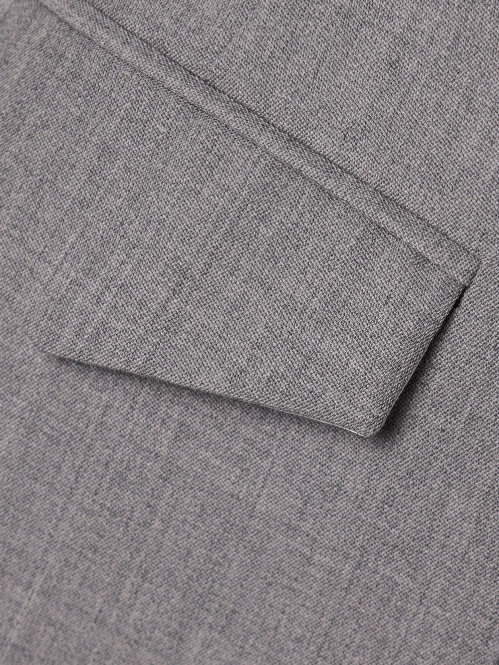 Close-up detail of the Victoria Beckham Checked Wool Wide-leg Pants