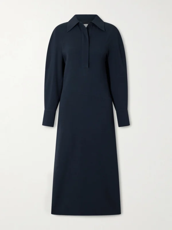 Victoria Beckham Crepe Midi Dress