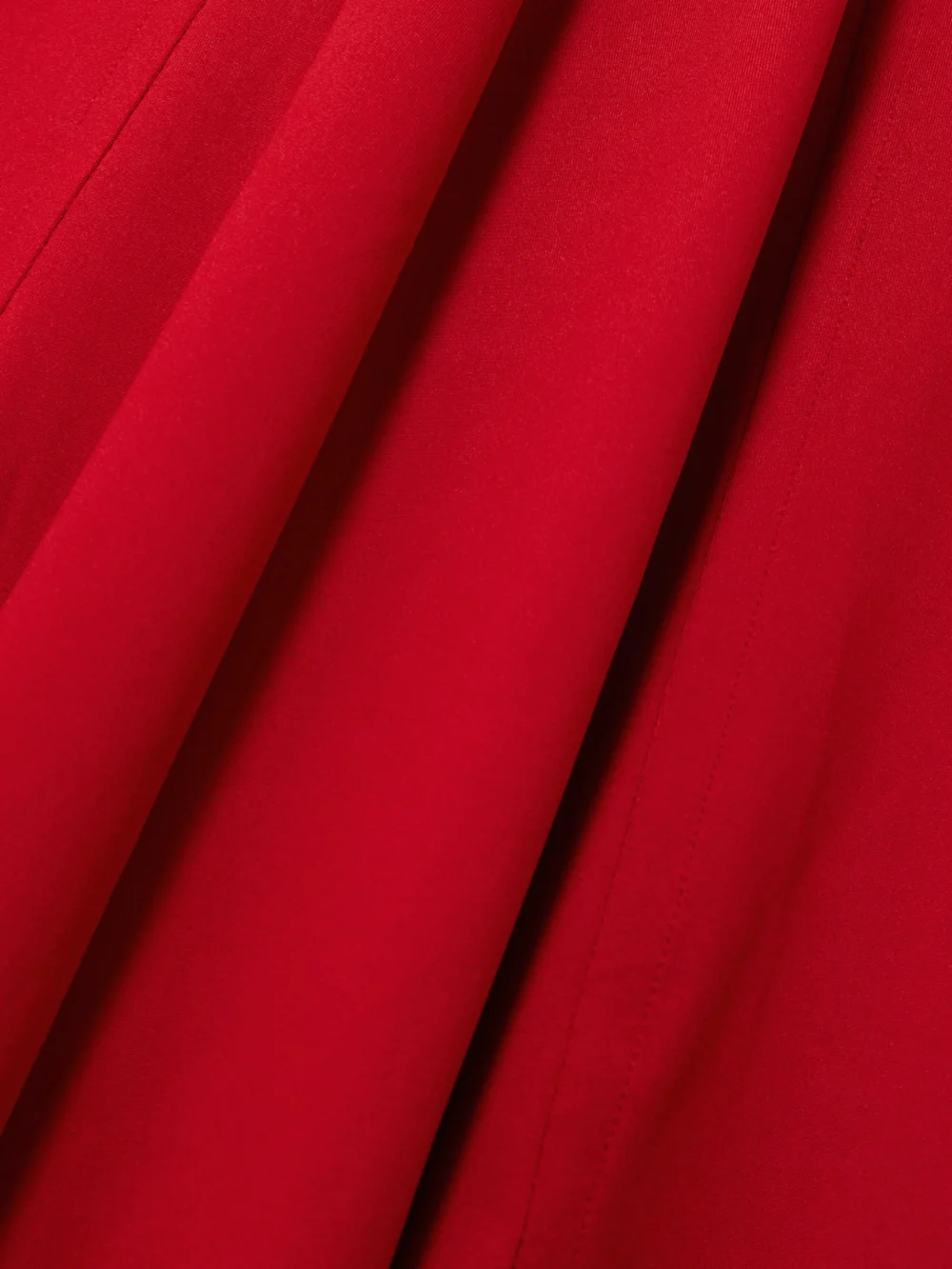 Close-up detail of the Victoria Beckham Cutout Ruched Satin-jersey Midi Dress