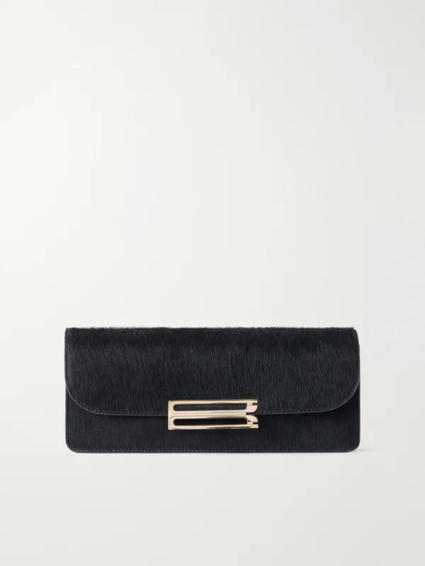 Victoria Beckham Dorian East-west Calf Hair Clutch