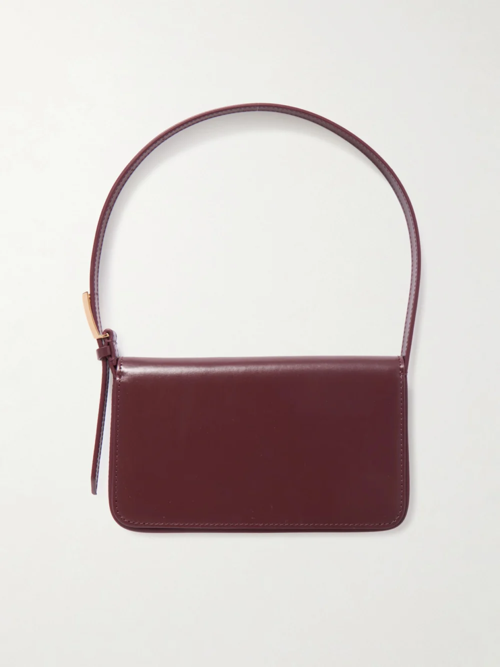 Back view of the Victoria Beckham Dorian Pocket Leather Shoulder Bag