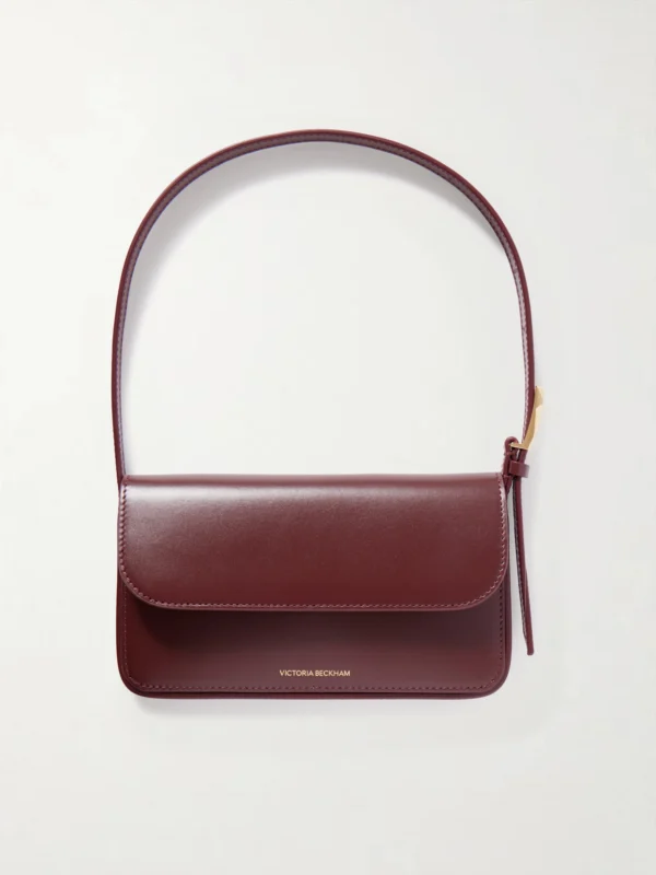 Victoria Beckham Dorian Pocket Leather Shoulder Bag
