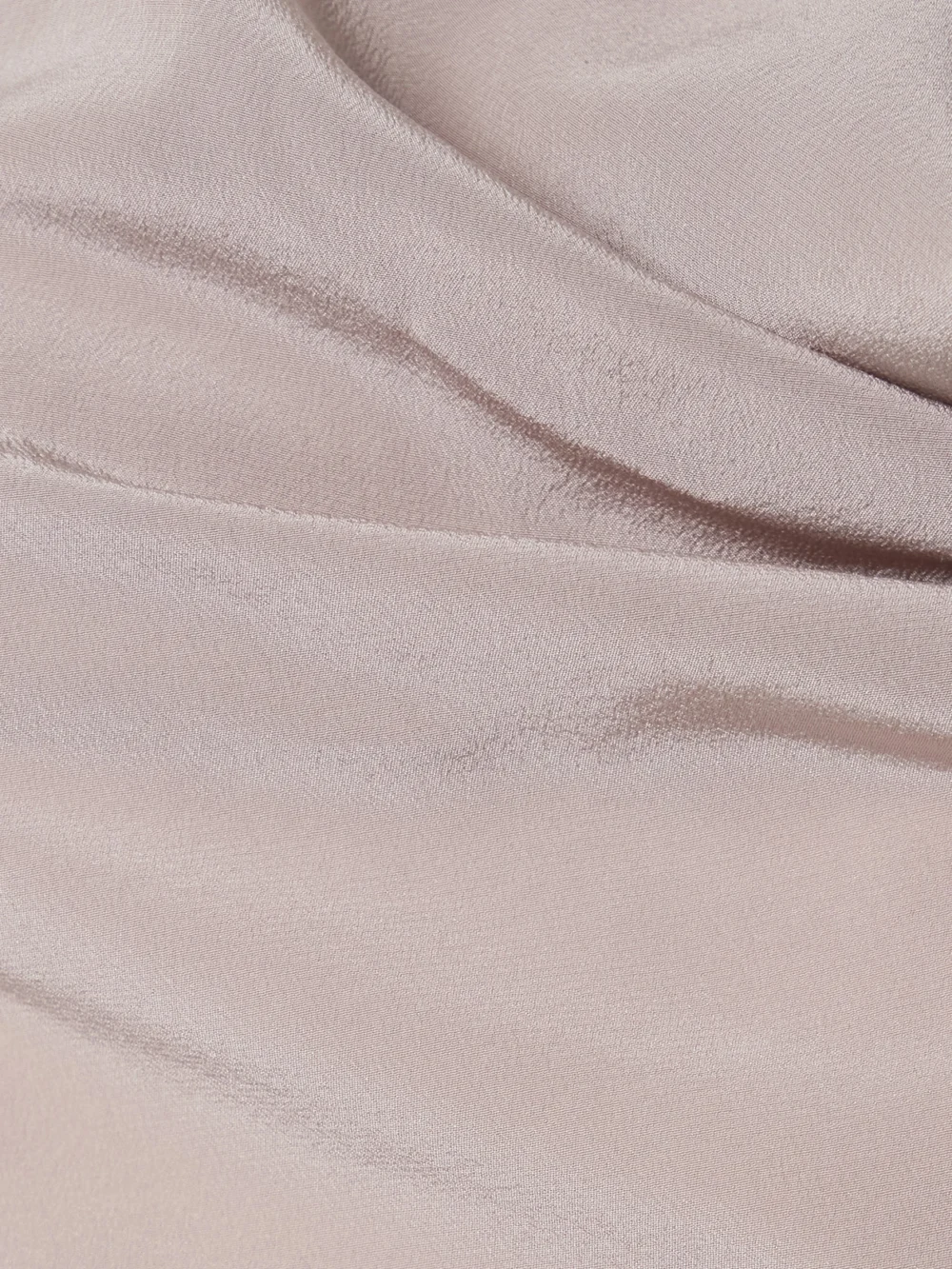 Close-up detail of the Victoria Beckham Draped Silk Top