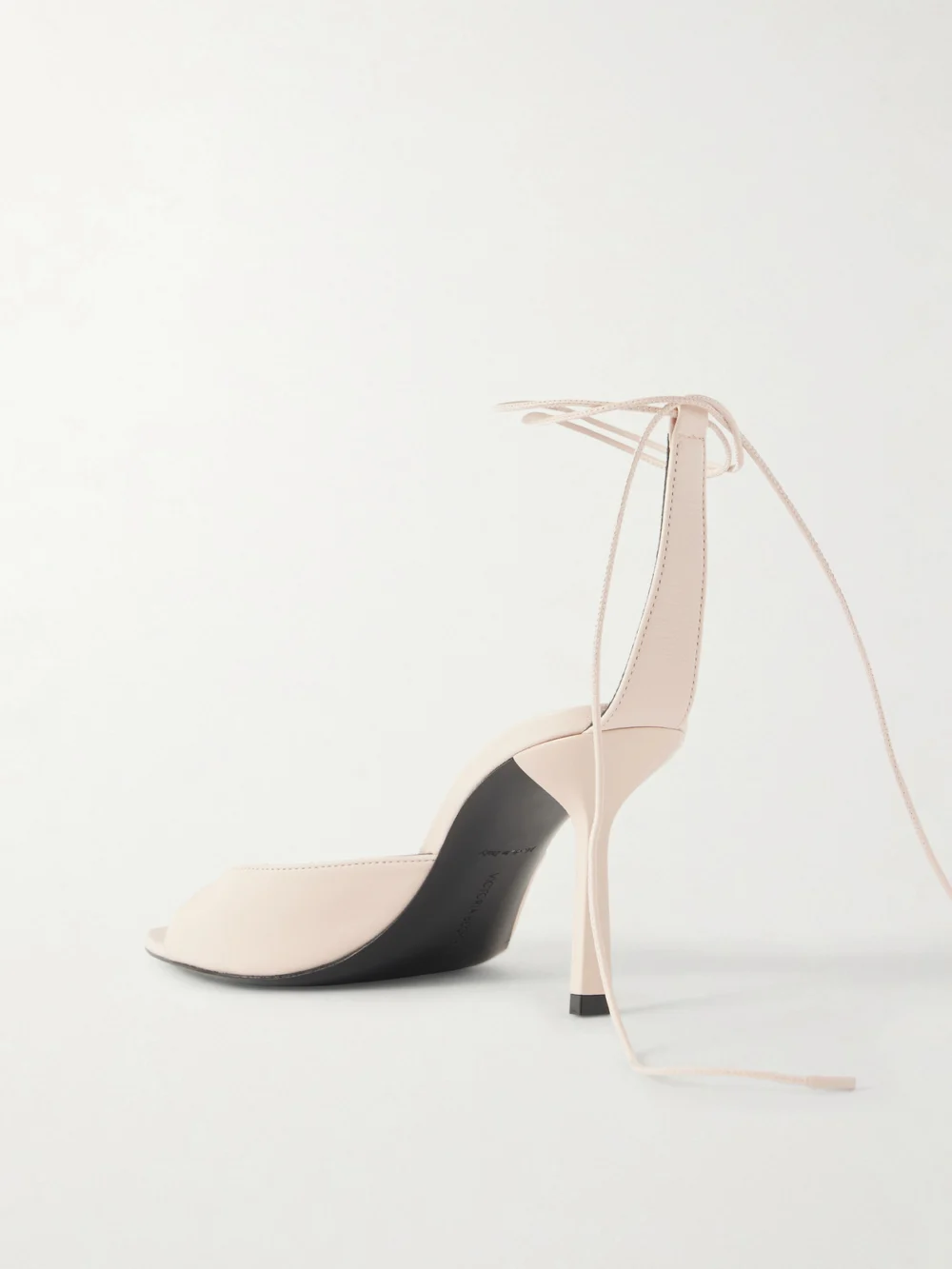 Back view of the Victoria Beckham Eliza Leather Sandals