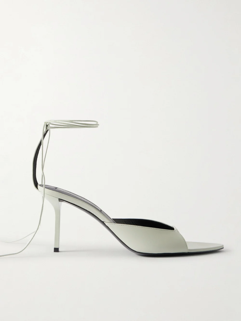 Victoria Beckham Eliza Leather Sandals in light green