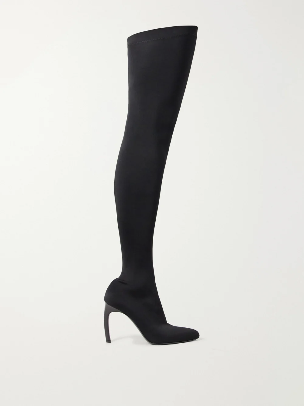 Victoria Beckham Harlow 100 Stretch-jersey Over-the-knee Boots in black