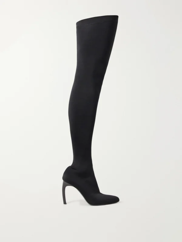 Victoria Beckham Harlow 100 Stretch-jersey Over-the-knee Boots