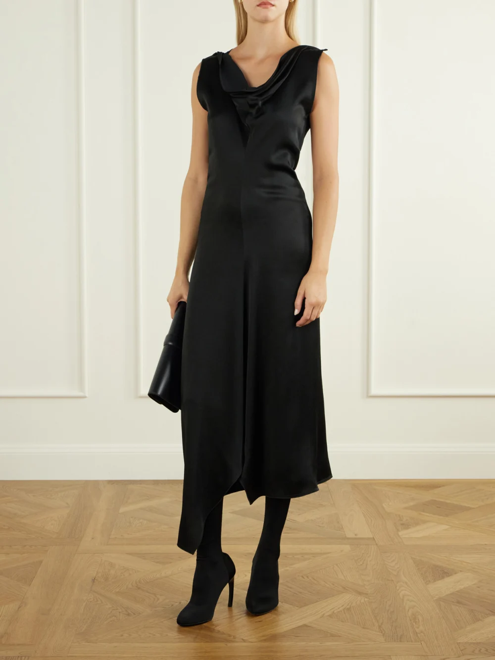 Victoria Beckham Harlow 100 Stretch-jersey Over-the-knee Boots, styled view