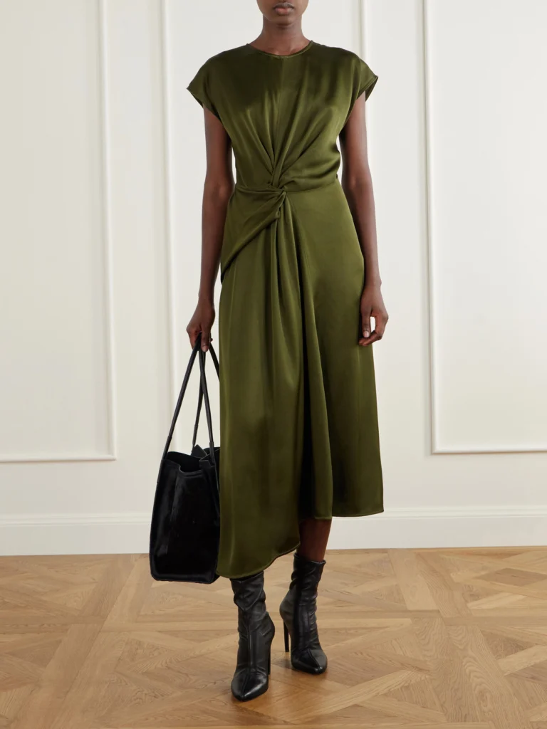 Victoria Beckham Harlow Distressed Leather Ankle Boots
